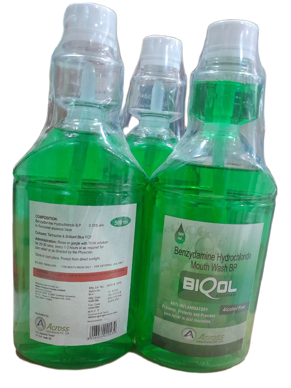 Biqol Mouth Wash Supplier in India